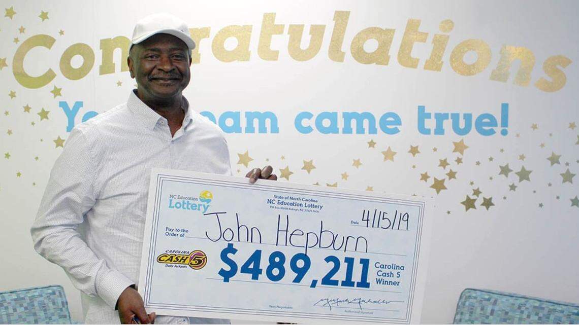 John Hepburn bought his lucky ticket in Raeford, the North Carolina Education Lottery says.