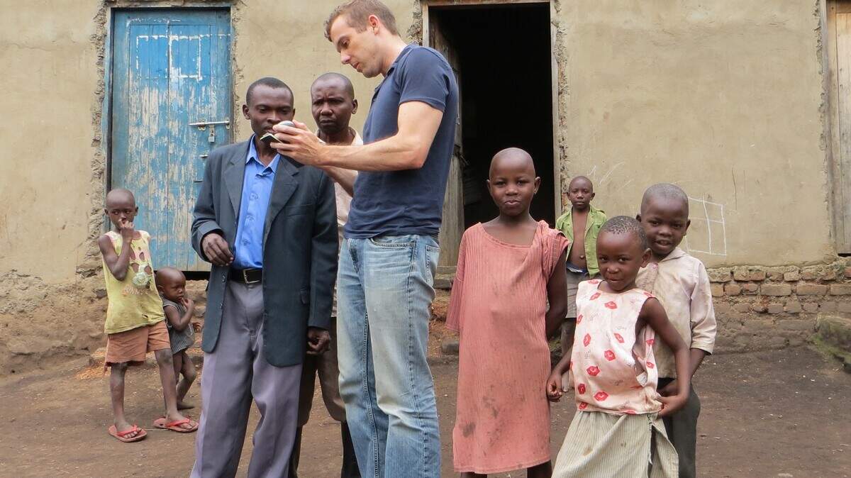 Dr. Ross Boyce at UNC-Chapel Hill works to help children in Uganda get vaccines to protect against malaria.