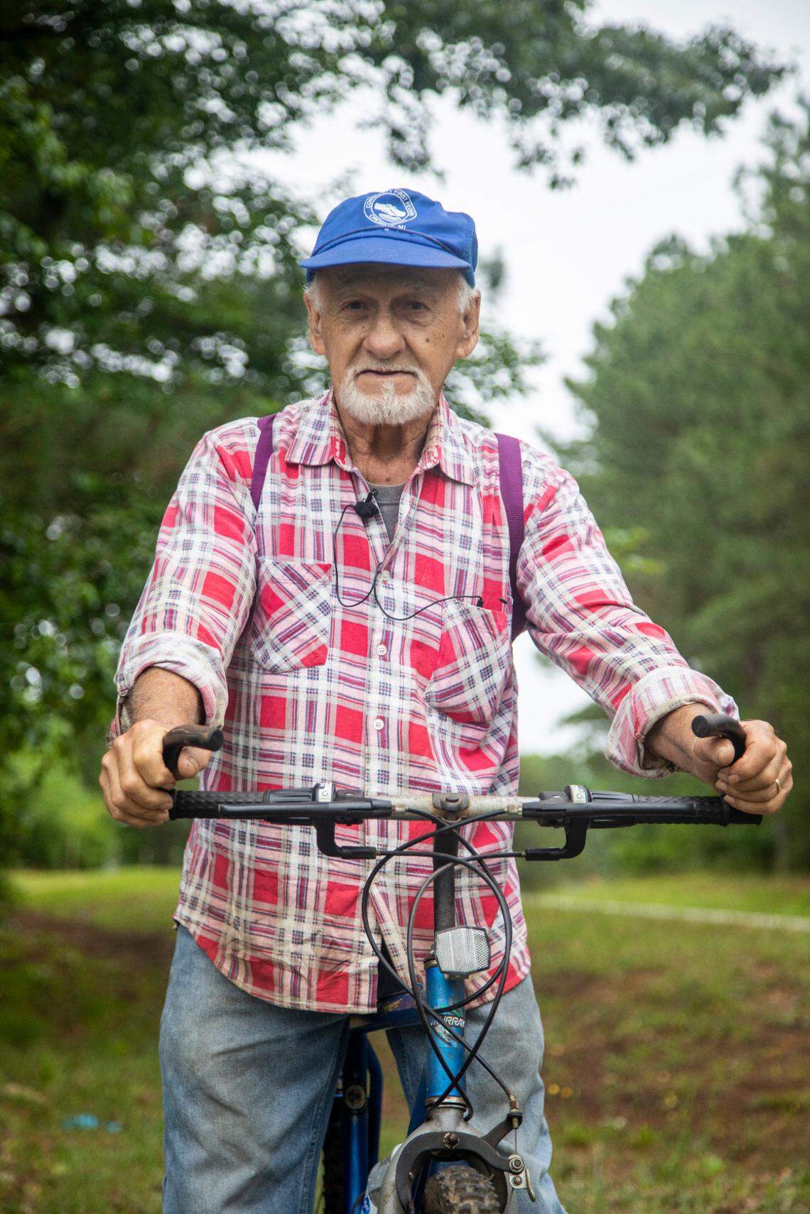 Glen Boadway, 85, of Zebulon says he is refusing to buy gas and will ride his bike instead of driving.