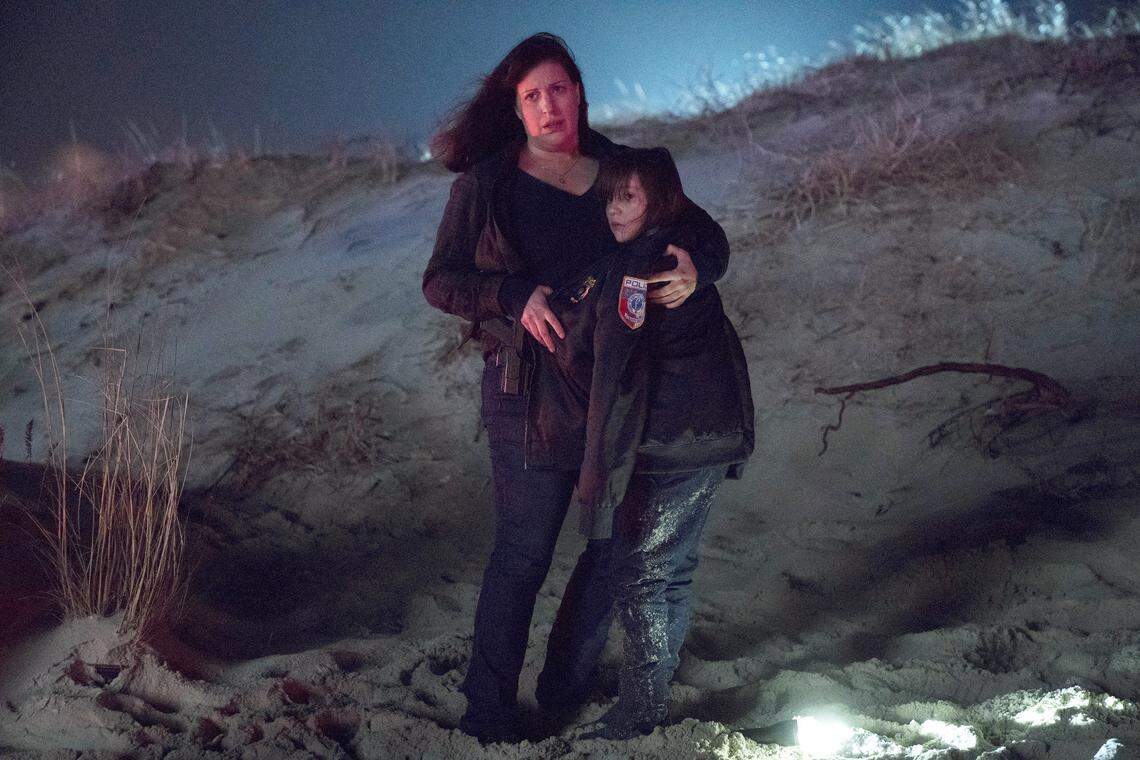 Allison Tolman, left, and Alexa Swinton in the pilot for the new ABC drama “Emergence.”