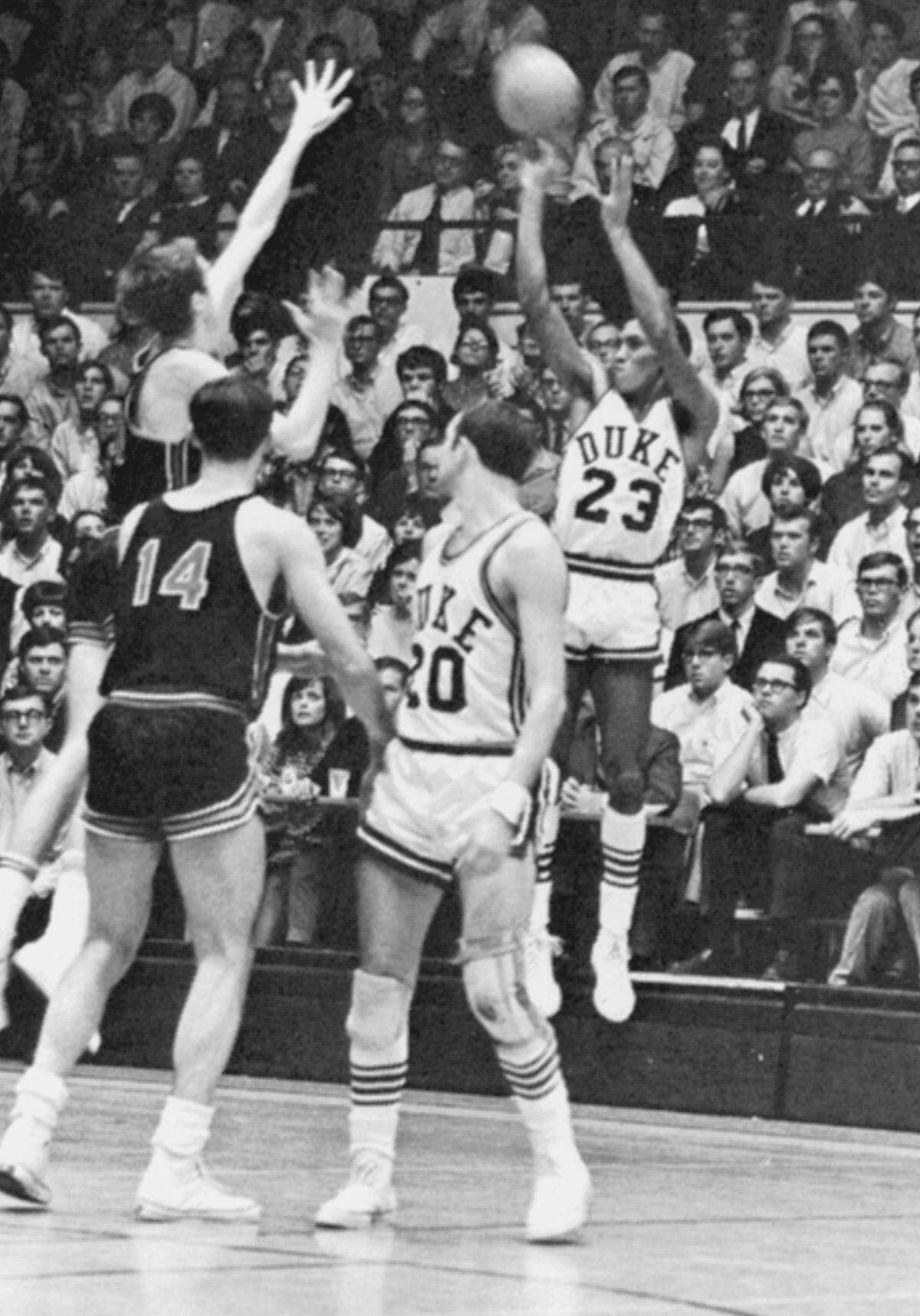 C.B. Claiborne was Duke’s first Black basketball player.
