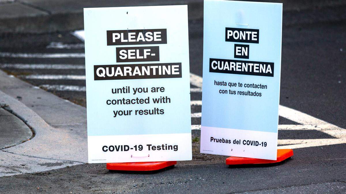 North Carolina testing center, May 15, 2020.