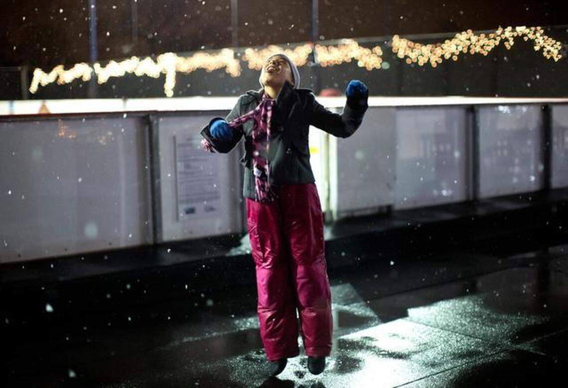 Outdoor ice skating returns to downtown Raleigh at THE RINK by UNC Health, at Red Hat Amphitheater.