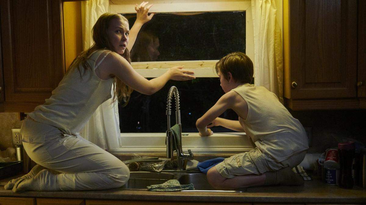 Natalie Jane and Grayson Taylor-Day in the Lifetime movie “House of Chains.”