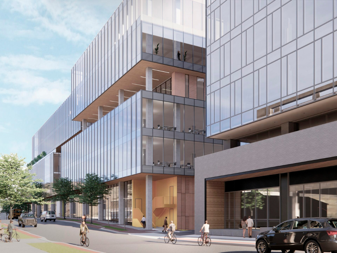 A rendering of 150 East Rosemary Street, which will be part of Chapel Hill’s Innovation Distriction.
