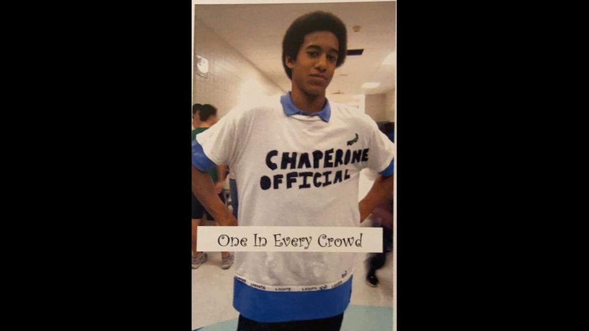 Matt James in the 8th grade (presumably between haircuts), as seen in a 2006 yearbook photo for Durant Road Middle School in Raleigh. James, a Raleigh native, is the first Black star of “The Bachelor” on ABC.