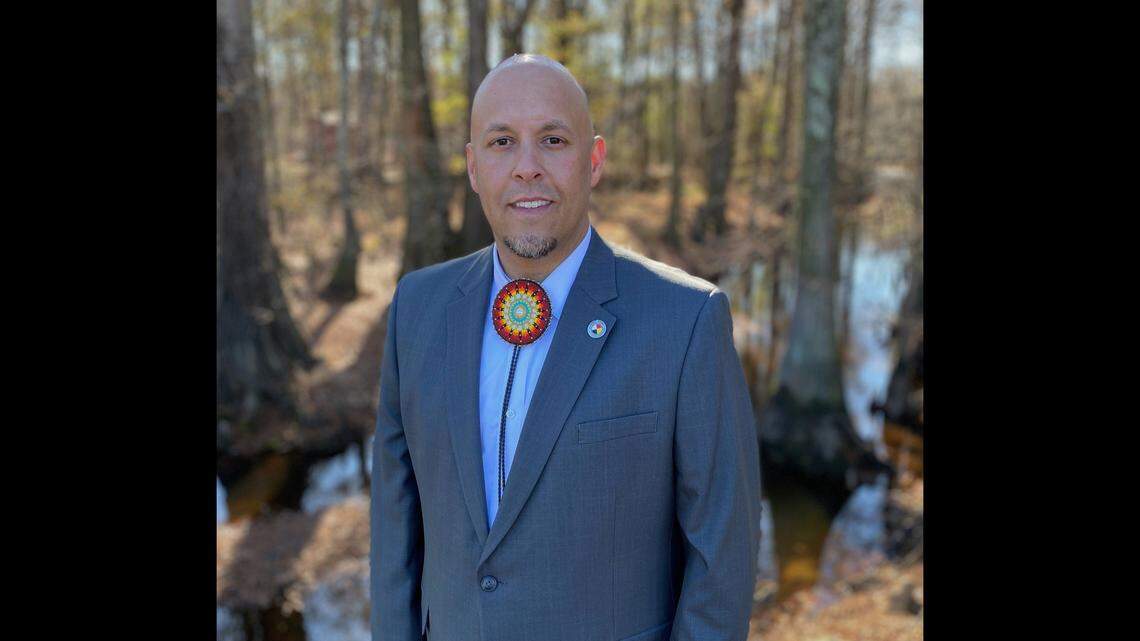 John Lowery became Lumbee Tribal Chairman during an inauguration ceremony on Jan. 6, 2022. He is the youngest person to be elected chairman of the tribe.