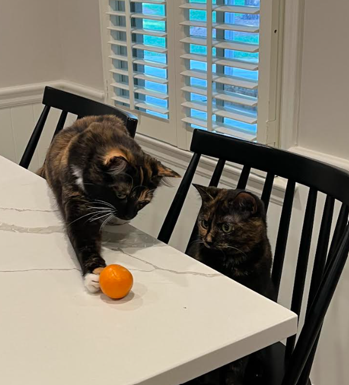 Winnie and her sister Margaret.