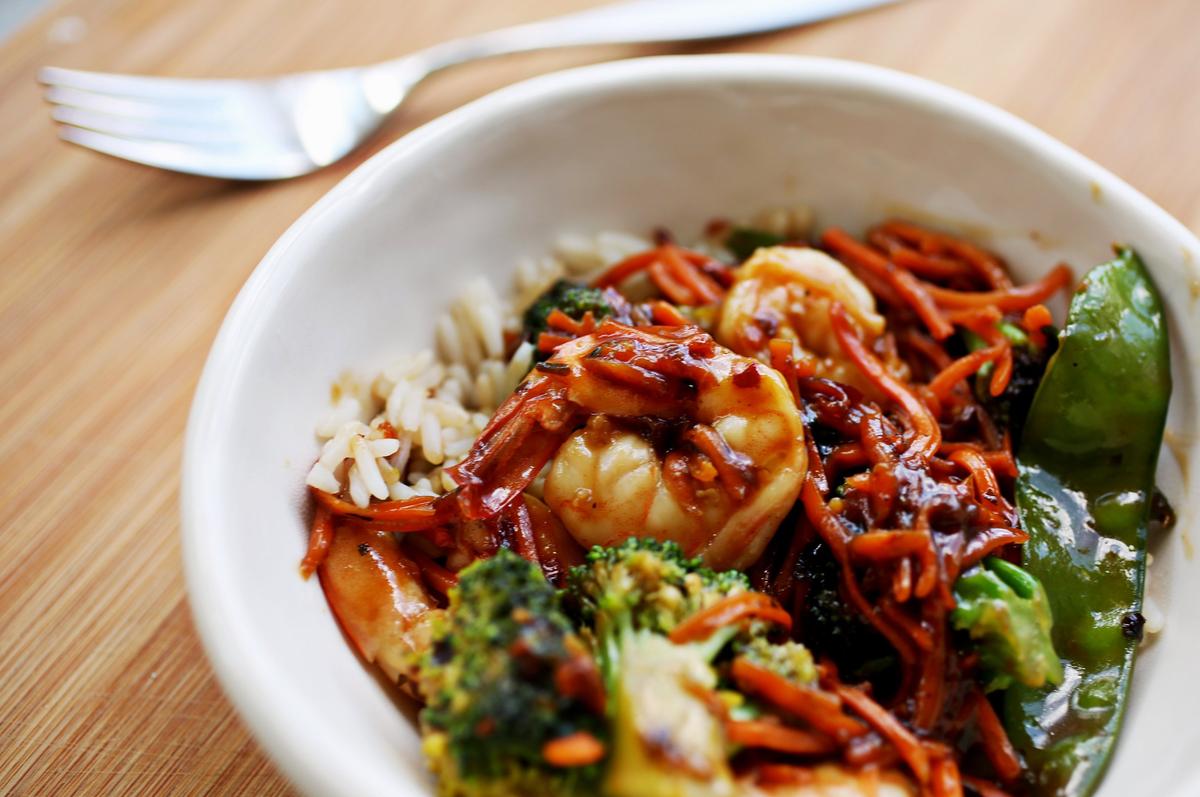 Fresh Market’s Szechuan Shrimp Stir Fry Market Meal Kit is easy to prepare and layered with flavor from the Szechuan sauce to the fresh shrimp and veggies.