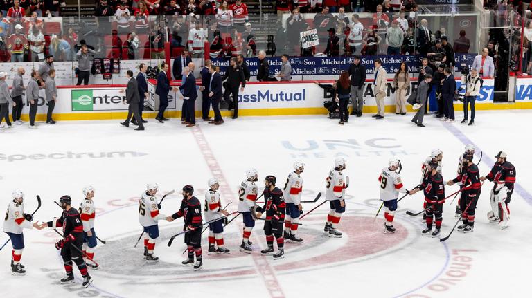 Inside the NHL’s post-series handshake, one of hockey’s most enduring traditions