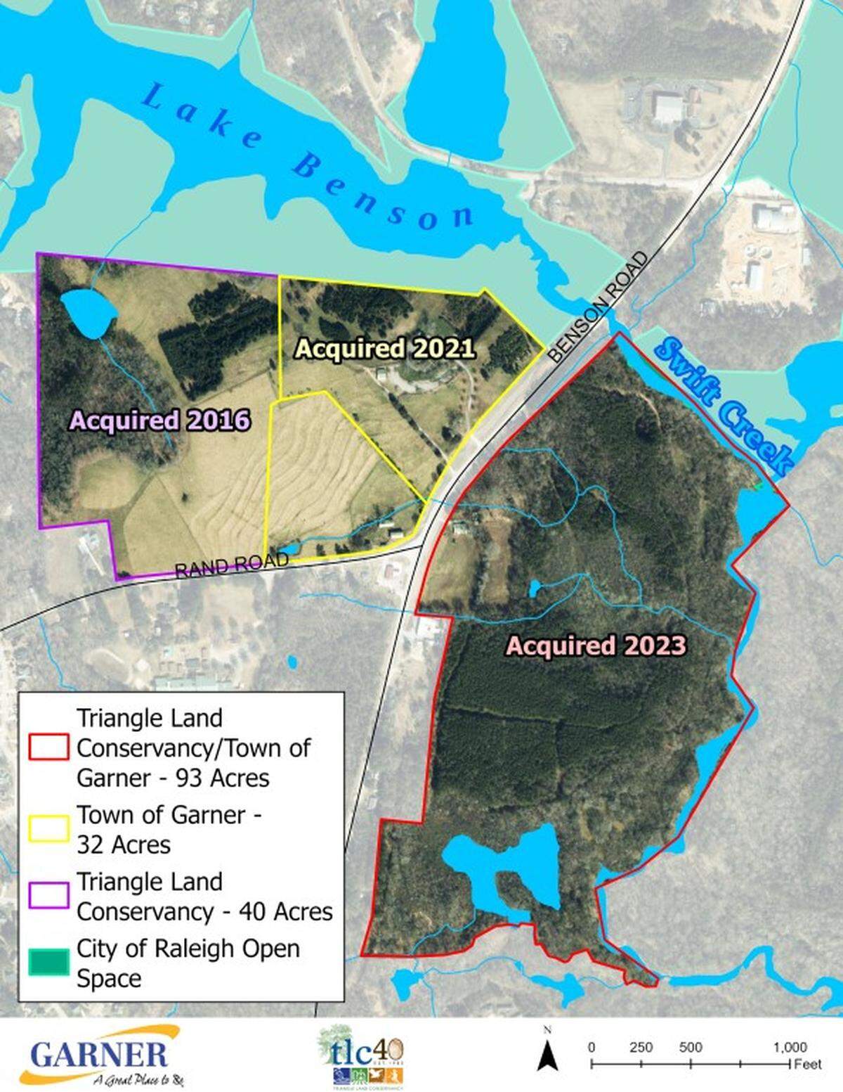 Martha and Robert Liles have sold 165 acres near Lake Benson and Swift Creek to the Triangle Land Conservancy and the Town of Garner for conservation. The land has been in Martha Liles’ family for seven generations.