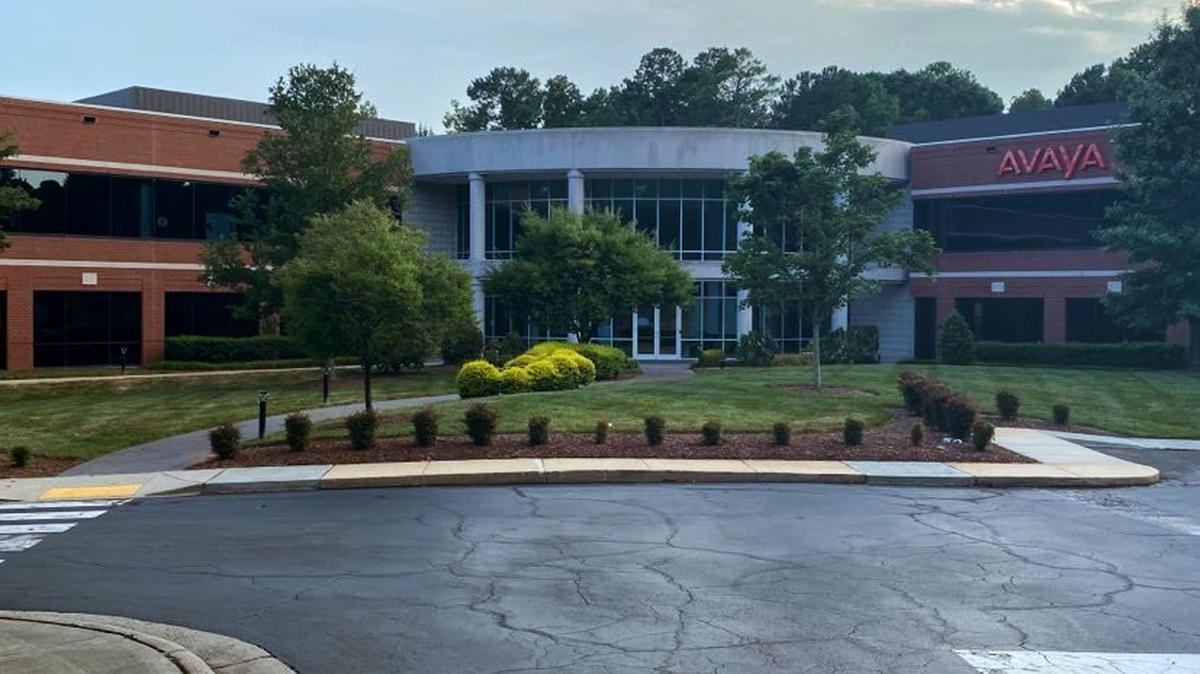 Avaya’s headquarters in Durham near Research Triangle Park.