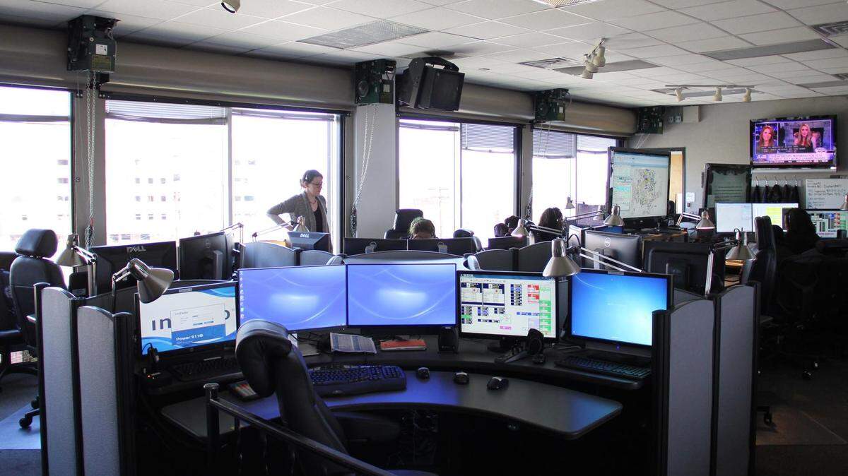 The city’s Emergency Communications Center, seen in this photo in its old location on West Chapel Hill Street, has been routing calls to the Raleigh-Wake Emergency Communications Center since December.