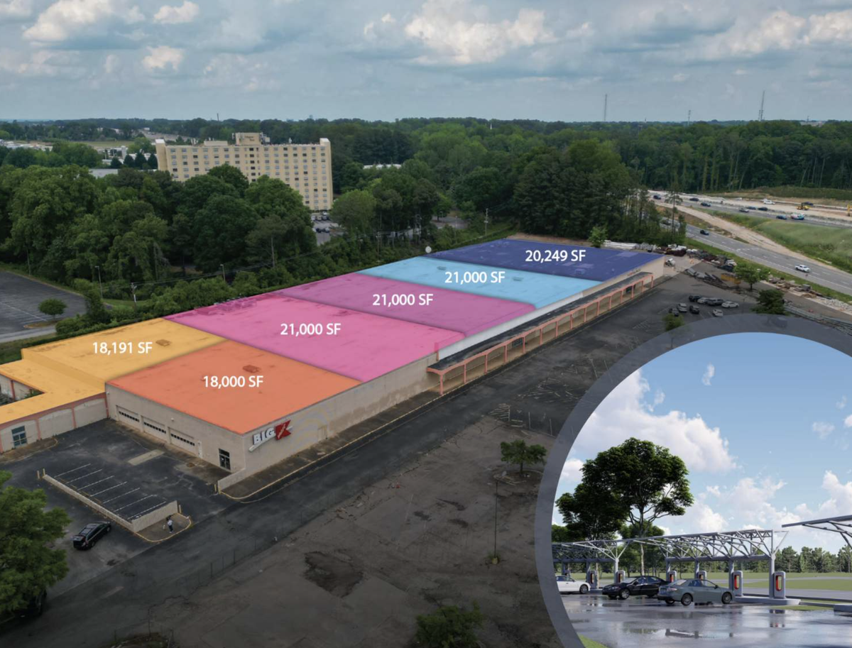 CityPlat has already subdivided the building at 4500 Western Blvd. into 10,000- to 40,000-square-foot retail suites to attract a range of tenants.