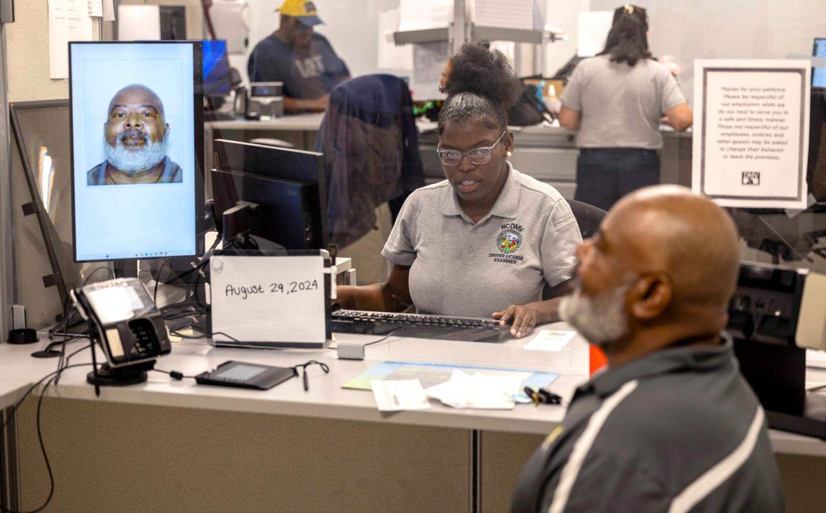 Some services, such as getting a N.C. REAL ID, may require a visit to a DMV office.
