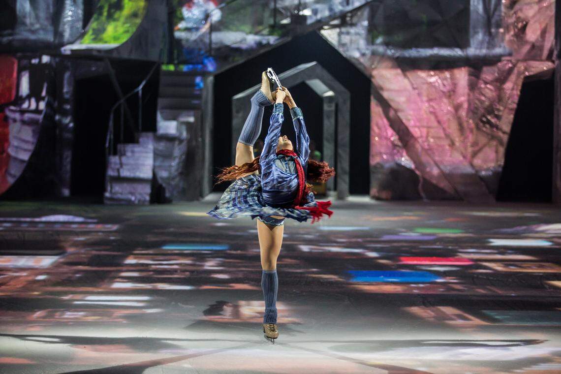 Cirque du Soleil’s “Crystal” is the first time a Cirque production involves ice skating in the company’s 34-year history.  The performance combines skating and acrobatic feats. “CRYSTAL” has a fairly elaborate storyline that takes the title character into “a world of self-exploration,”