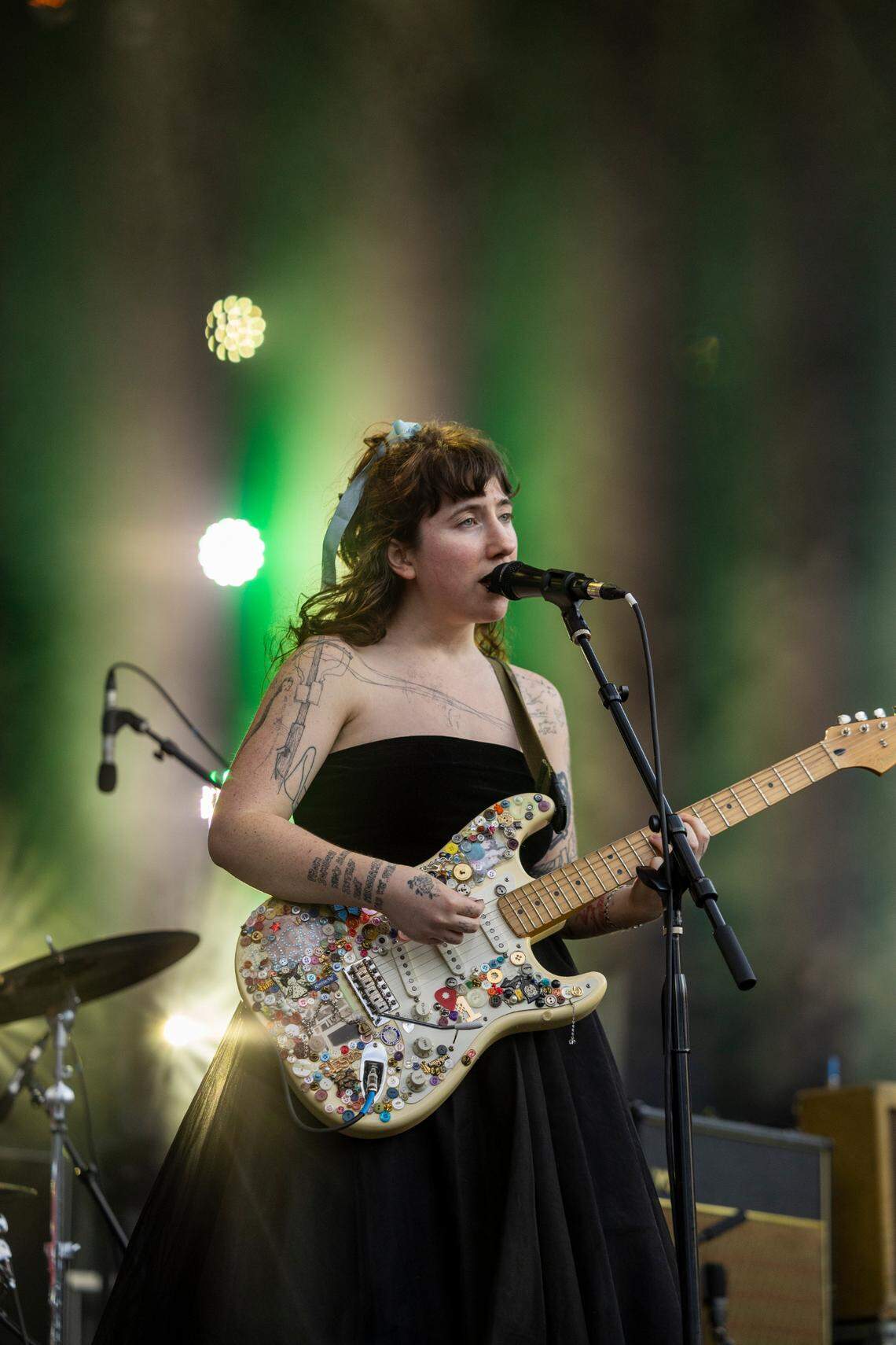 Wednesday performs at Moore Square in Raleigh during the Hopscotch Music Festival on Saturday, Sept. 7, 2024.