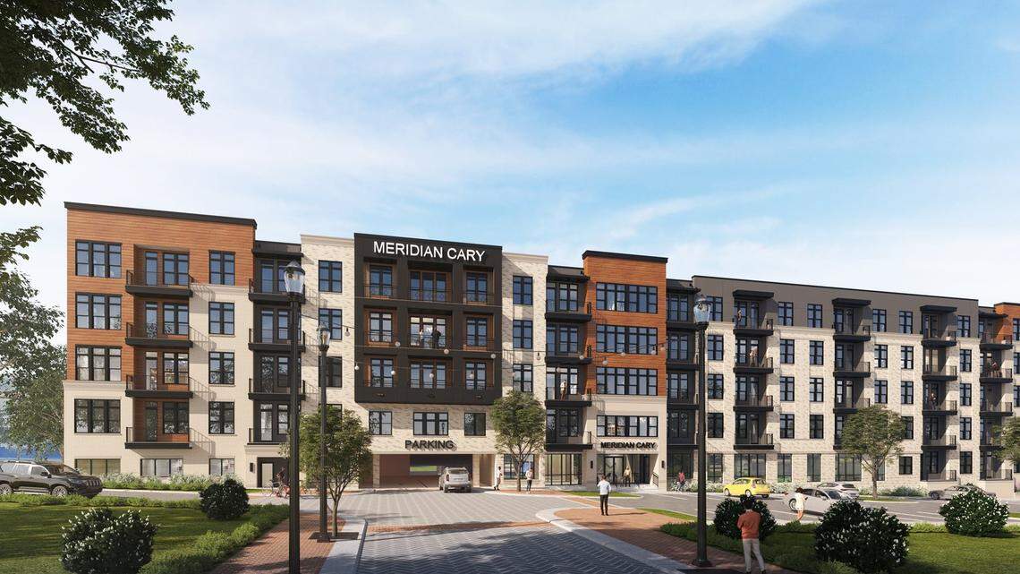 Construction has begun on the 195-unit luxury multi-family building, Meridian Cary. NorthView Partners, the Raleigh-based company responsible for Meridian at North Hills and Meridian at Wakefield, is developing the building.