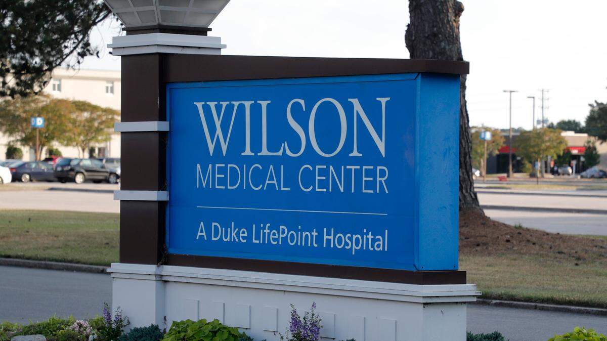 An entrance to the Wilson Medical Center in Wilson, N.C., photographed Friday, June 10, 2022.