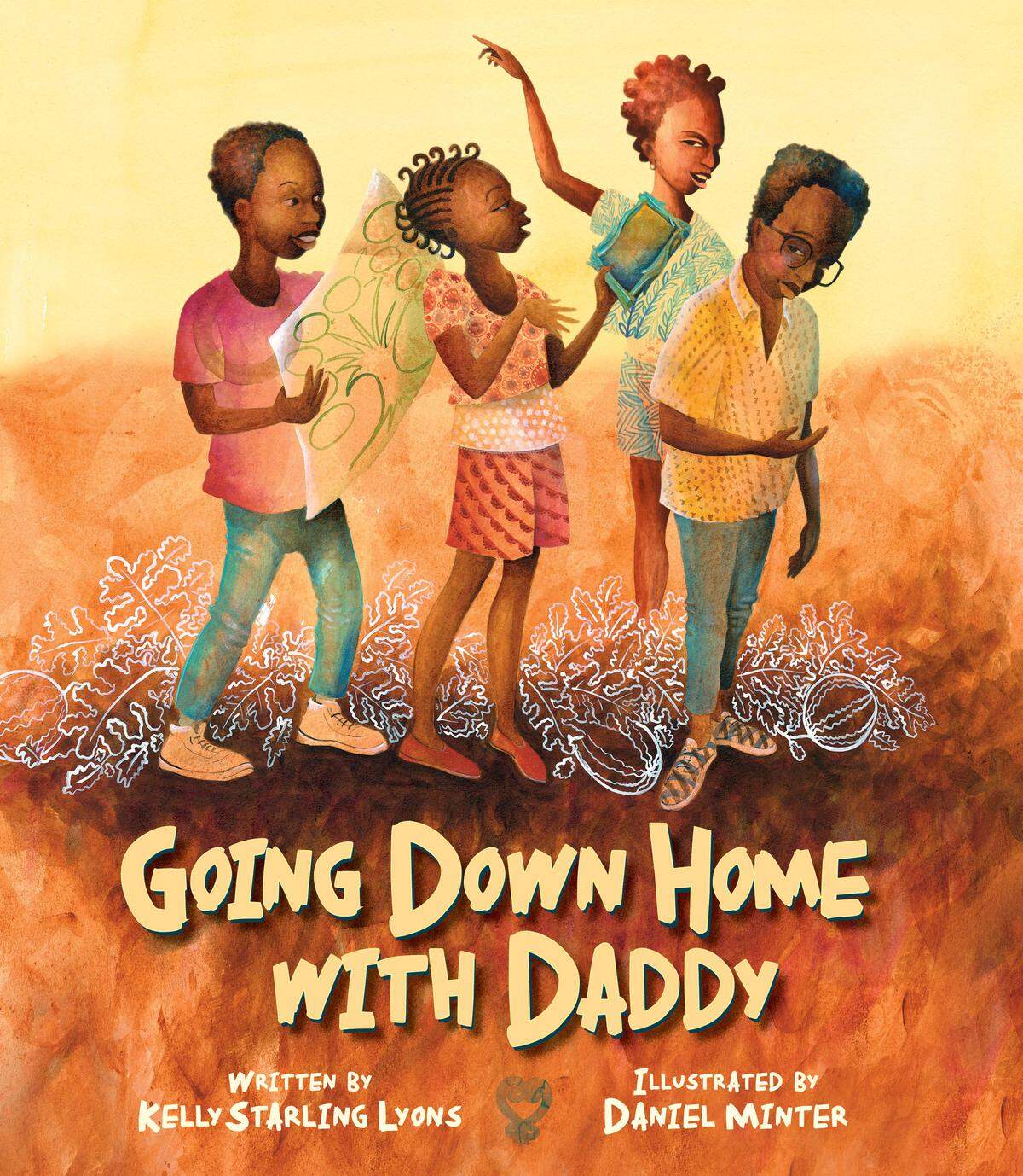 “Going Down Home With Daddy” written by Kelly Starling Lyons and illustrated by Daniel Minter.