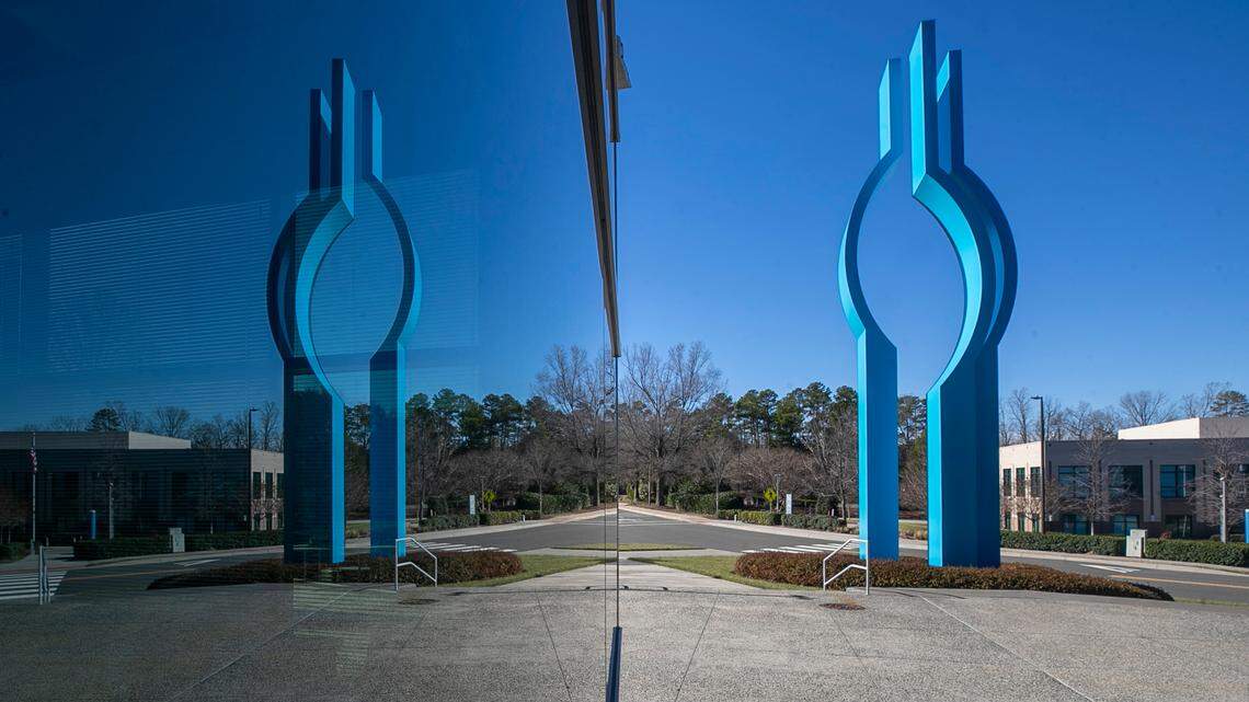 The Blue Cross Blue Shield of North Carolina campus on University Drive in Durham, N.C. on Friday, January 6, 2023.