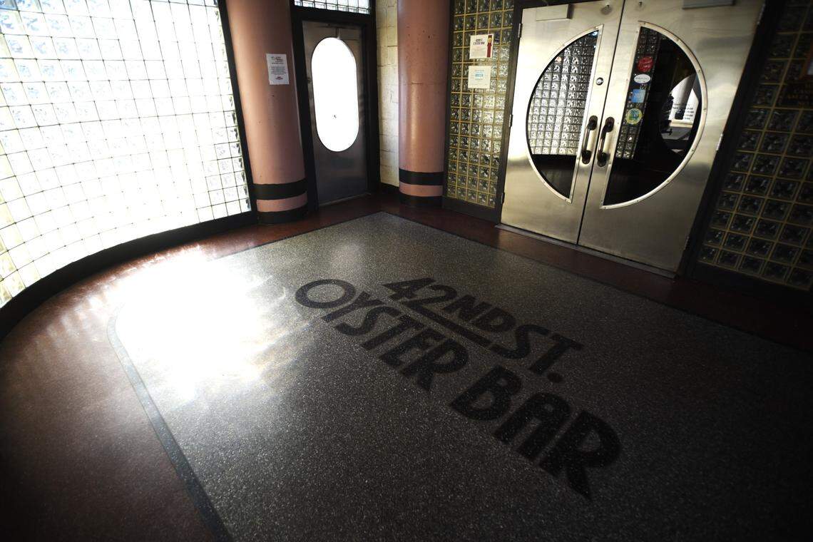 The lobby of the 42nd Street Oyster Bar was built in the 1980s as an art deco dream.