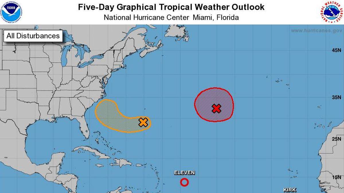 What is that blob on the National Hurricane Center’s 2 p.m. Saturday Tropical Weather Outlook map that shows the system zeroing in on the Carolinas? The blob is not a storm track, center spokesman Dennis Feltgen told The Charlotte Observer. Rather, it’s the massive area where the system could develop, he said. “We don’t expect it to be a hurricane,” Feltgen said.
