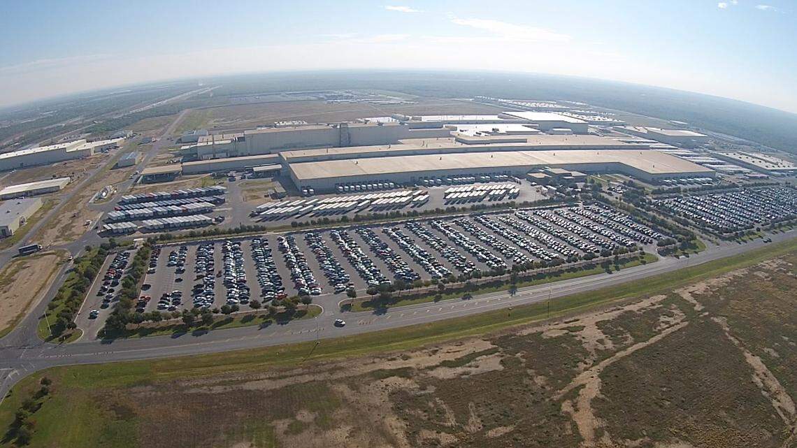 Toyota’s vehicle manufacturing site in Texas is one of several facilities that may be serviced by North Carolina’s new battery plant.