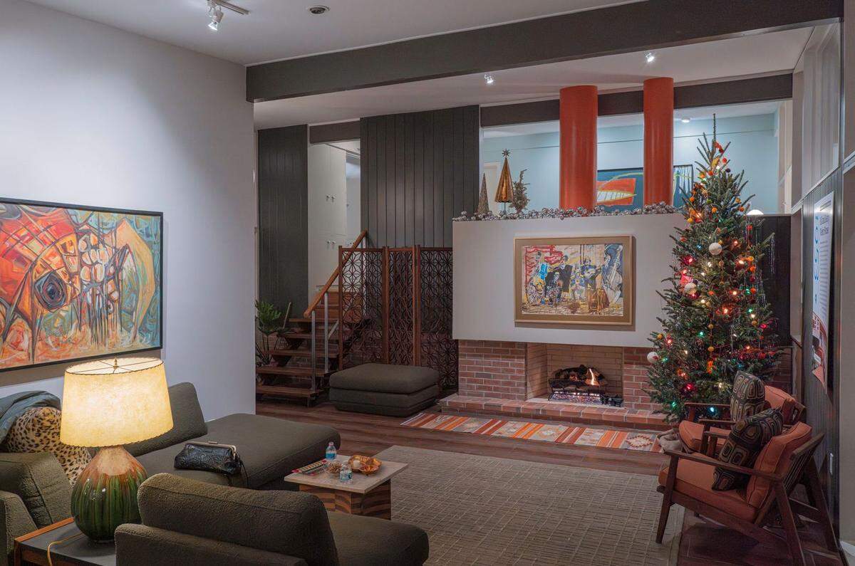 Inside 1512 Delmont Drive in the Avent West neighborhood near Lake Johnson.