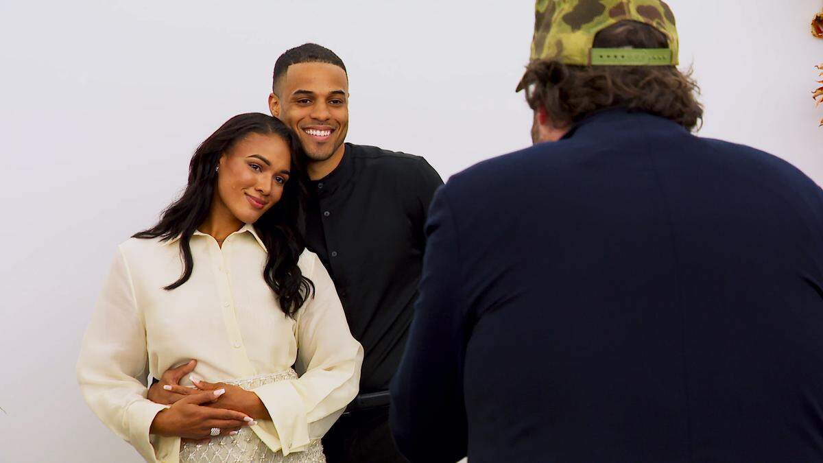 Zoe McGrady and Grant Ellis on the March 3 episode of “The Bachelor” on ABC.