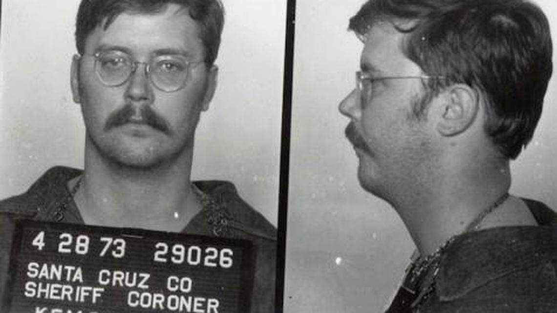 Santa Cruz County California Sheriff Department mug shot for killer Ed Kemper.