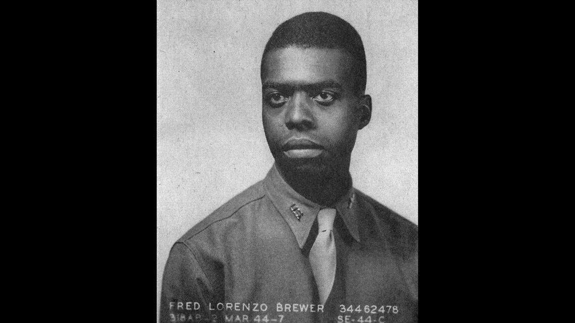 Second Lt. Fred L. Brewer Jr. was a pilot with the 100th Fighter Squadron, 332nd Fighter Group, based in Italy when he went missing in October 1944. His remains were identified this summer.