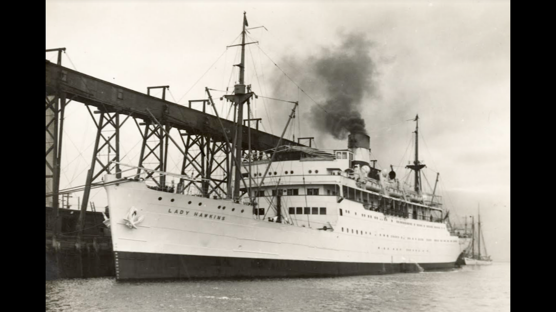 On Jan. 19, 1942, a German U-boat sank the Canadian luxury ship Lady Hawkins off the Outer Banks, killing 250 people. The wreck’s location remains a mystery.