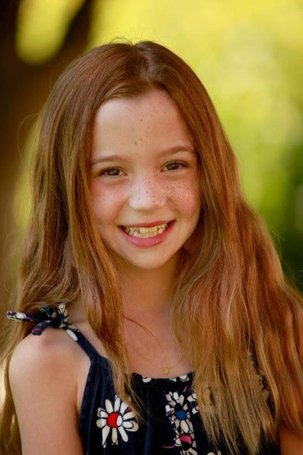 Harper Harrell, 9, of Durham, was diagnosed with leukemia in October and has been undergoing chemotherapy to treat it. She designed a T-shirt that has raised $24,000 for the Jimmy V Foundation.