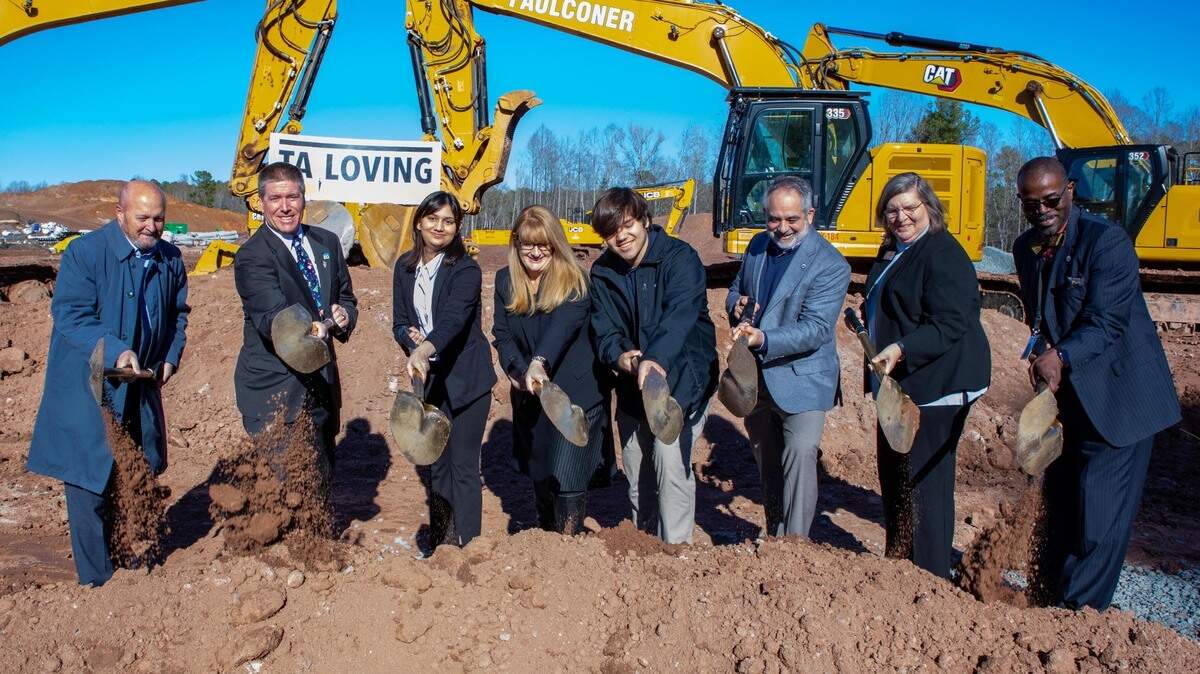 Wake County leaders hold a groundbreaking ceremony in December 2023 for Parkside Middle School in Morrisville. N.C. School administrators now recommend building Morrisville High School on that location instead.