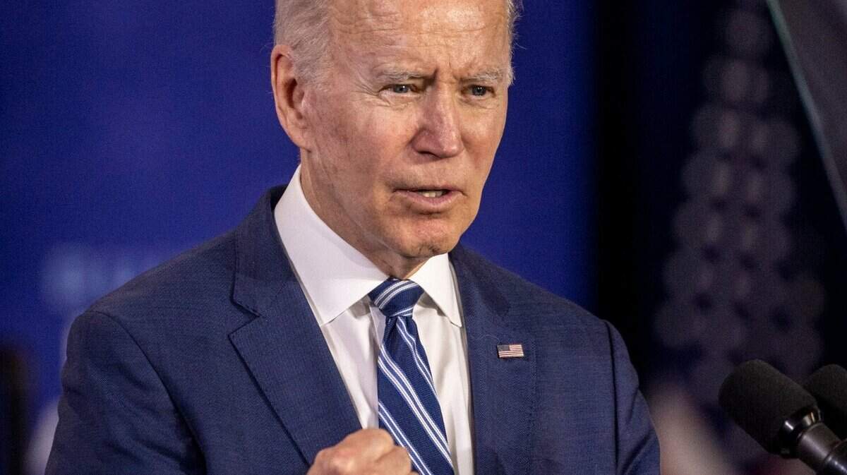 President Joe Biden speaks about the economy during a visit to North Carolina A&T State University in Greensboro Thursday, April 14, 2022.