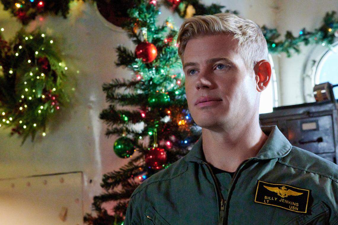 Trevor Donovan in the Hallmark movie “USS Christmas.”