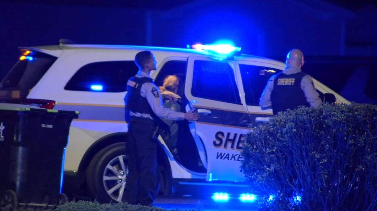 A suspect is in custody after a shooting in the Knightdale area early Thursday left a woman dead.