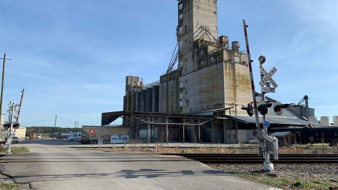The N.C. Department of Transportation is proposing to close the East Preston Street rail crossing near the Bailey Feed Mill in Selma, N.C. The mill’s owners asked NCDOT to close the crossing in 2011, but town officials objected.