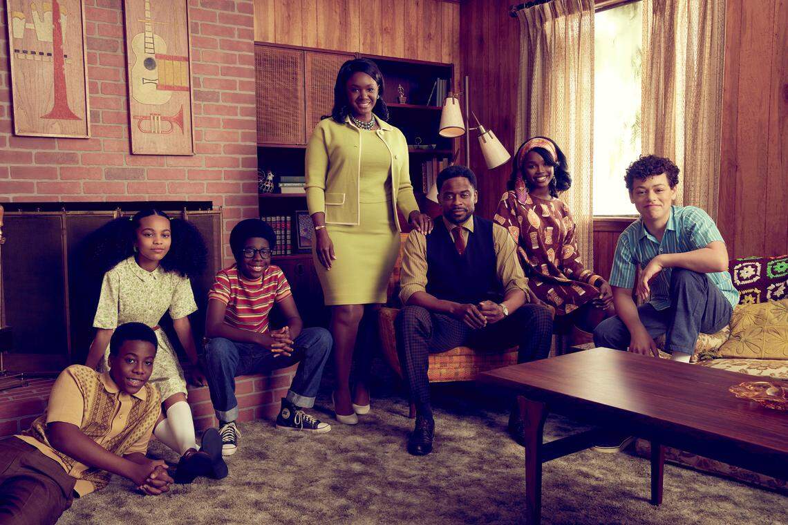 ABC’s “The Wonder Years” stars Amari OÕNeil as Cory Long, Milan Ray as Keisa Clemmons, Elisha Williams as Dean Williams, Saycon Sengbloh as Lillian Williams, Dul Hill as Bill Williams, Laura Kariuki as Kim Williams, and Julian Lerner as Brad Harper.