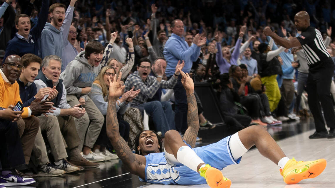 ‘It felt like an NCAA tournament game’: UNC basketball wins a big one in Charlotte