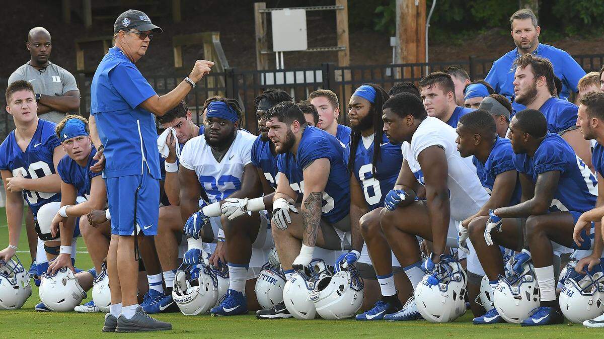 The Duke football team takes on Pitt on Saturday.