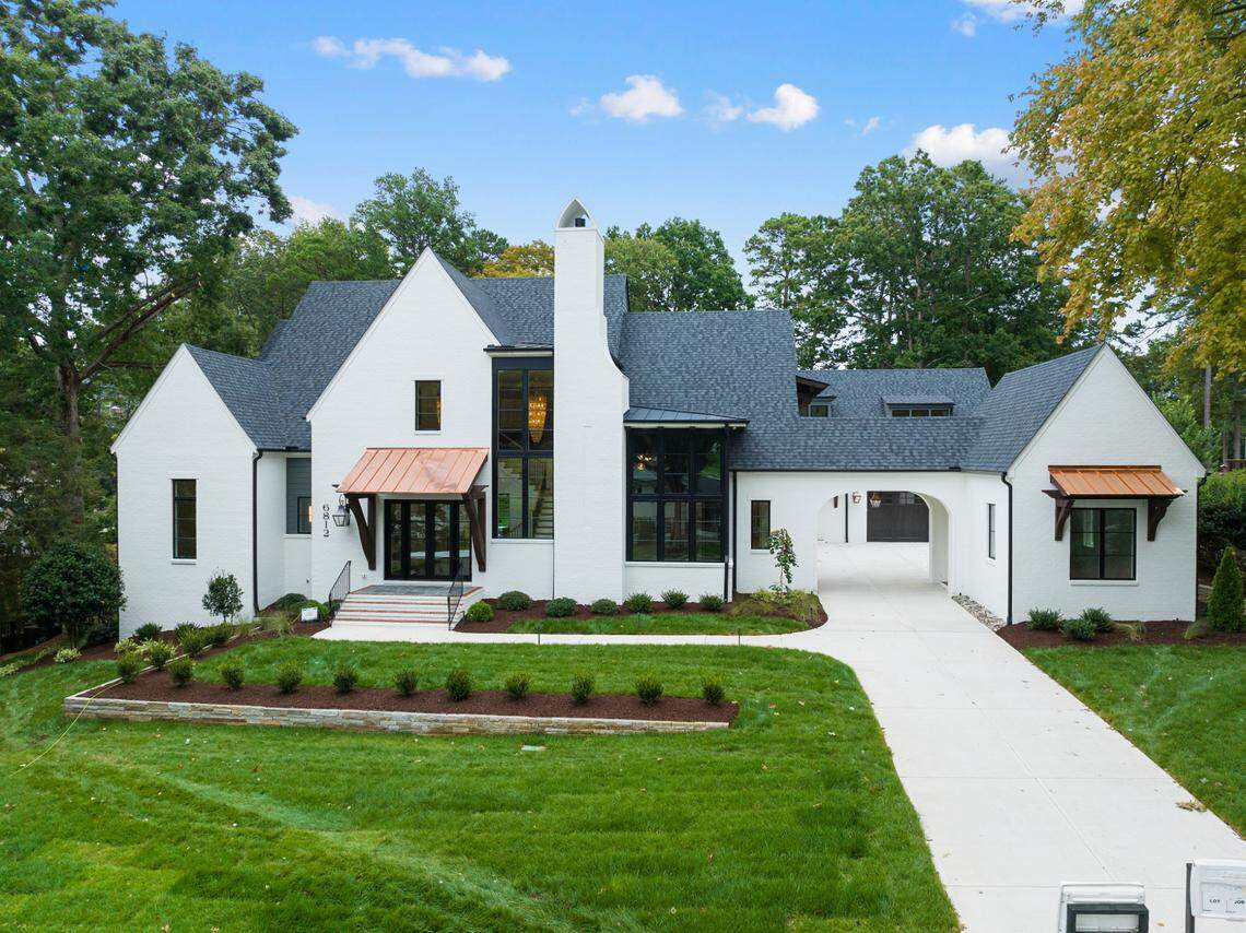 This 5-bed, 8-bath house is listed for $5 million in North Ridge, Raleigh.