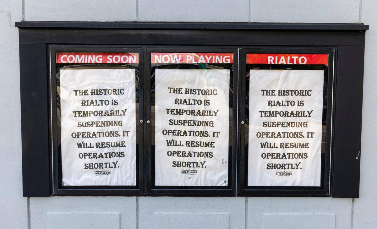The historic Rialto Theatre on Glenwood Avenue in the Five Points neighborhood has announced a planned reopening under new ownership, after temporarily closing in mid-2022 following owner Bill Peebles’ retirement. The theatre was photographed on Tuesday, May 9, 2023 in Raleigh, N.C.