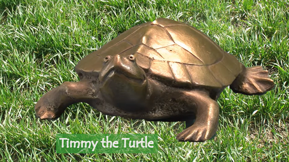 “Timmy the Turtle” has been stolen from its home on the Conway, South Carolina, Riverwalk.