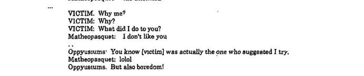 A screen shot from a Raleigh Police Department search warrant that included conversations between a Raleigh high school student and an online perpetrator who sent police to the student’s home and school.