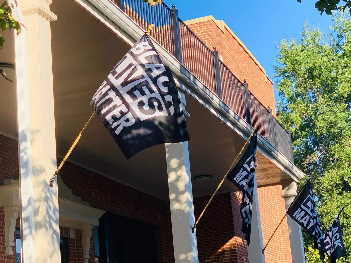 The NC State Board of Elections has asked the town of Carrboro to remove Black Lives Matter flags from outside Town Hall, which is a polling place.