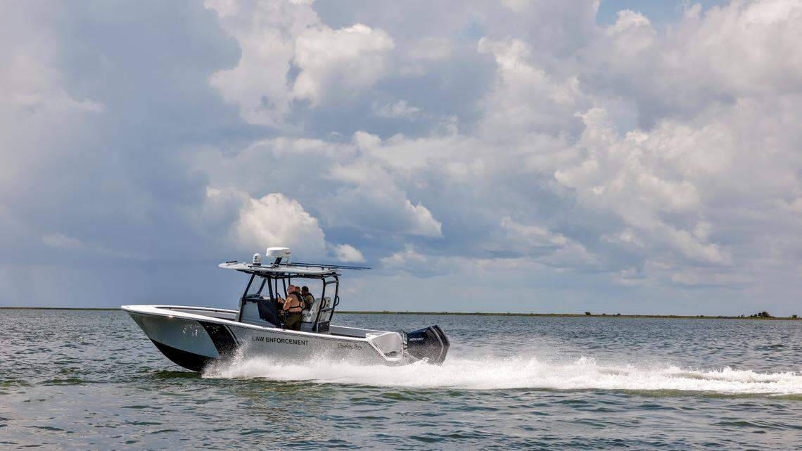 Scott Matthew Johnson, 44, of Gaithersburg, Maryland, was in the Currituck Sound when he feel into the water and died, officials say.