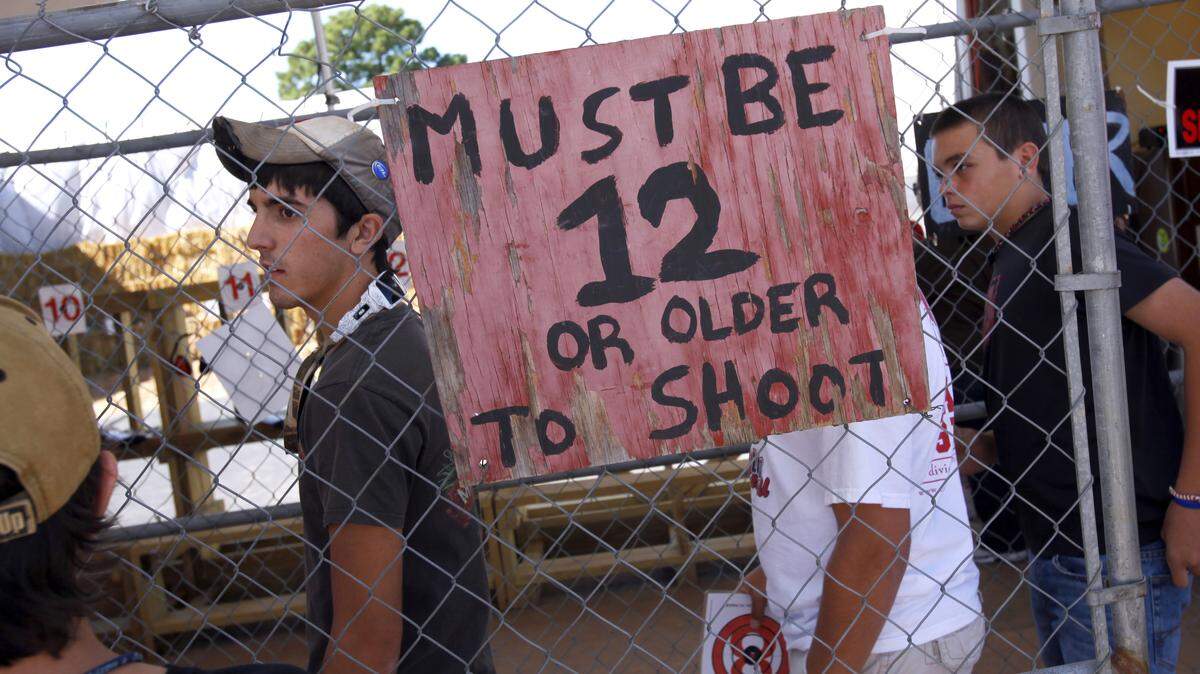 The Raleigh Jaycees turkey shoot at the N.C. State Fair, photographed in October 2011.