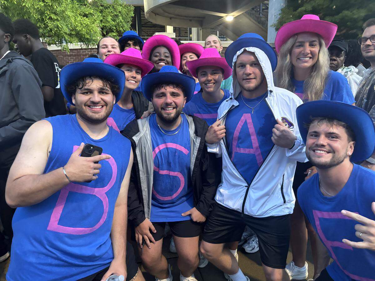 Group of MrBeast fans began waiting  outside East Carolina University’s Dowdy-Ficklen Stadium after church on Sunday, May 24, 2026.